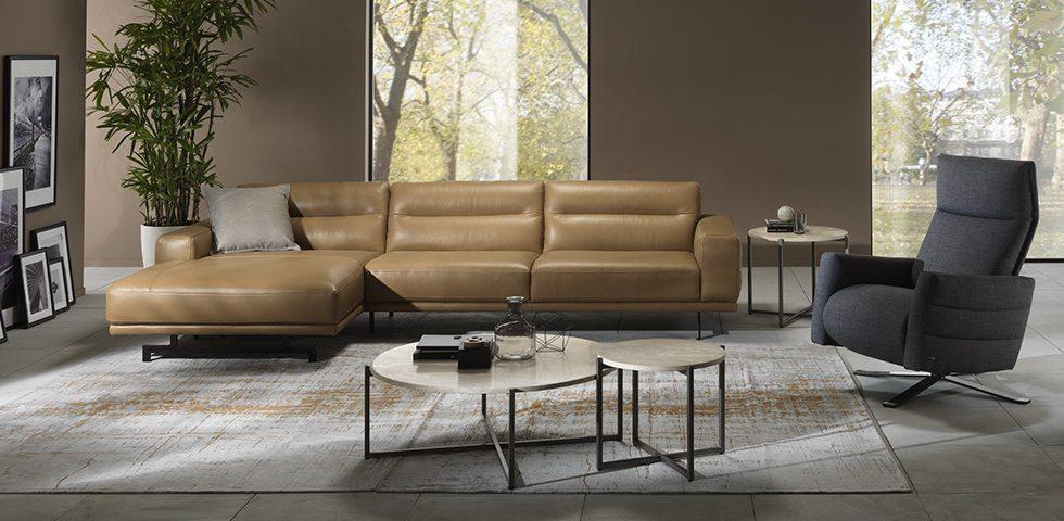 AUDACIA Sectional leather sofa