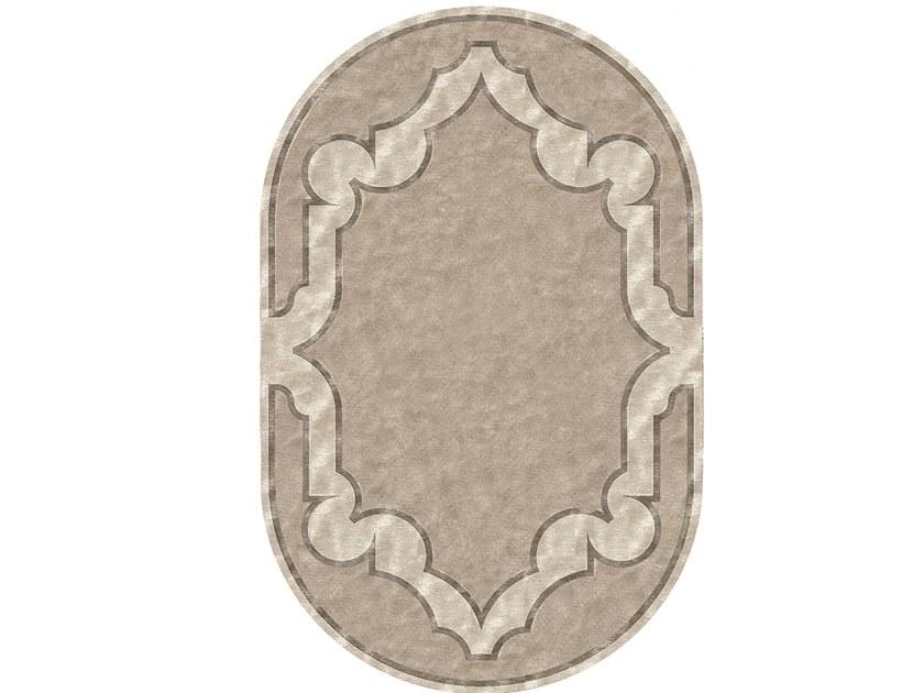 PERCY Oval wool rug