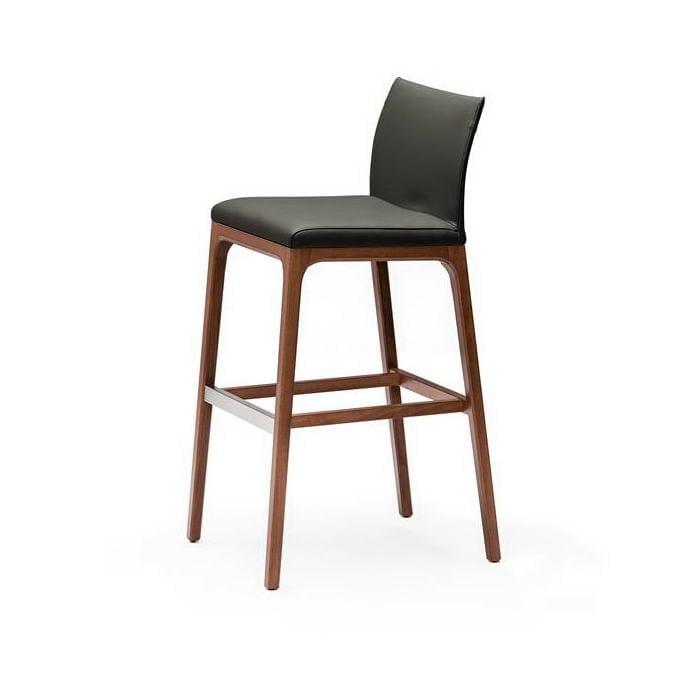 ARCADIA Leather bar chair