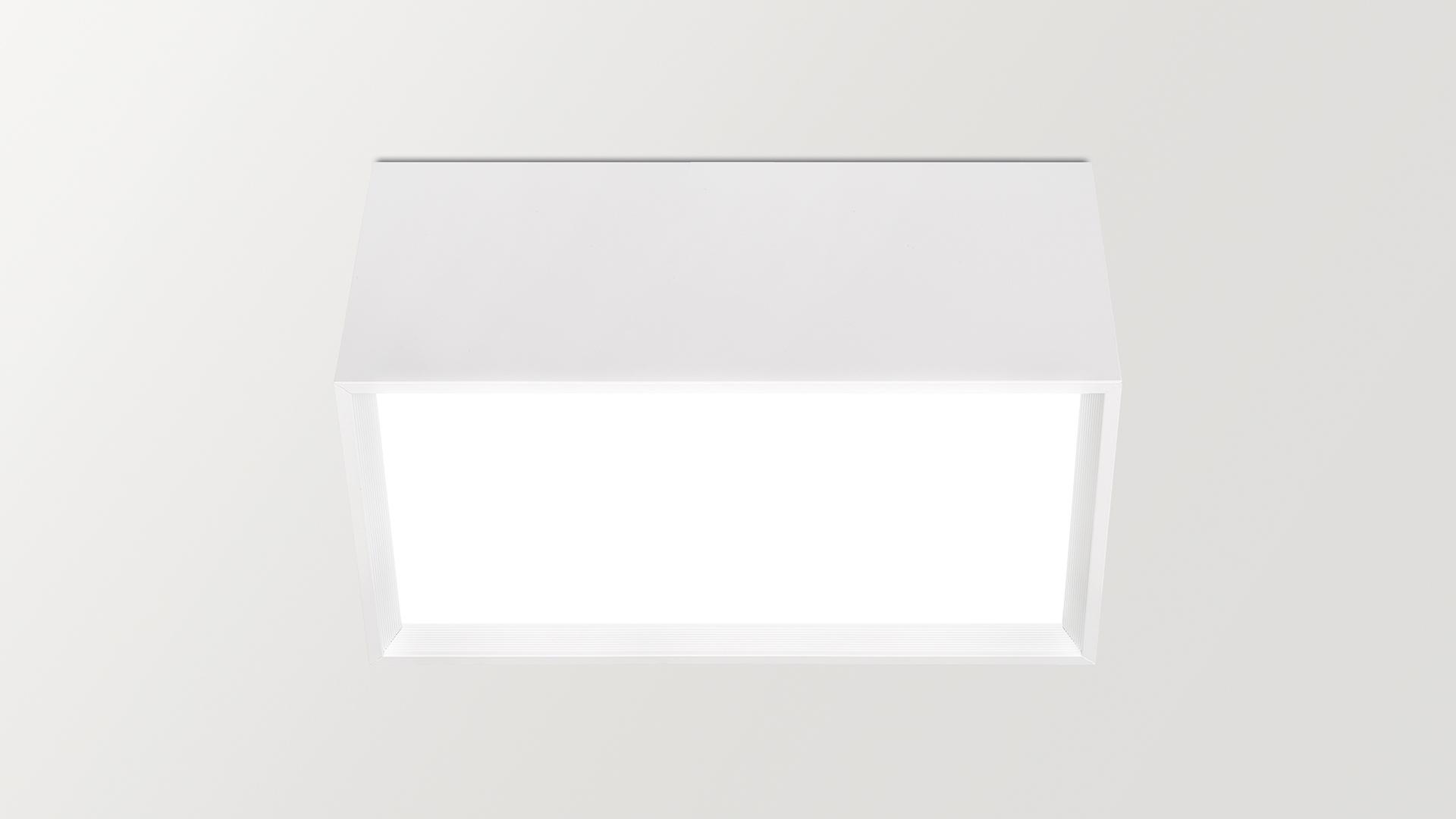 BLOCK LARGE LED aluminium ceiling lamp