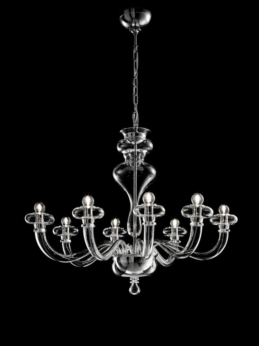 BOHEME L8 Classic style LED direct light blown glass chandelier
