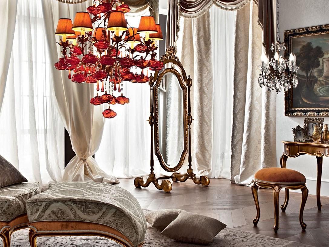 12652 Tilting freestanding framed mirror