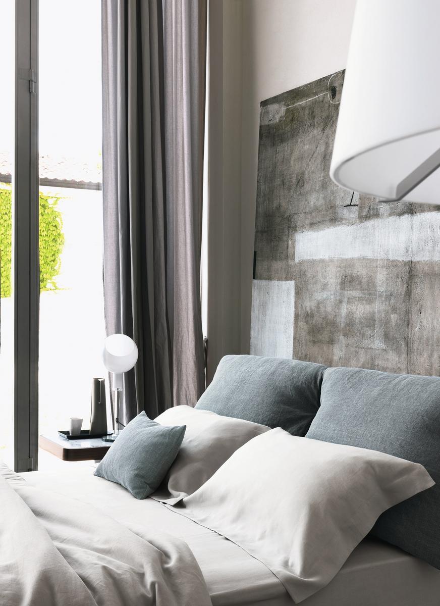 NATHALIE Double bed with removable cover