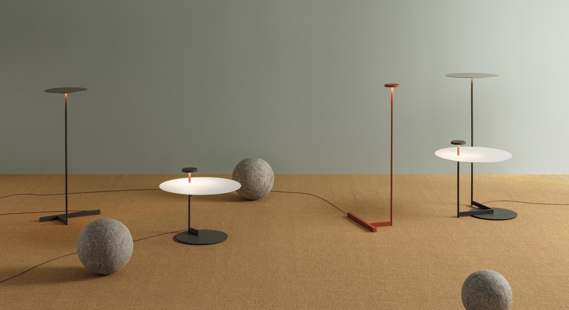 FLAT 5957 LED metal floor lamp