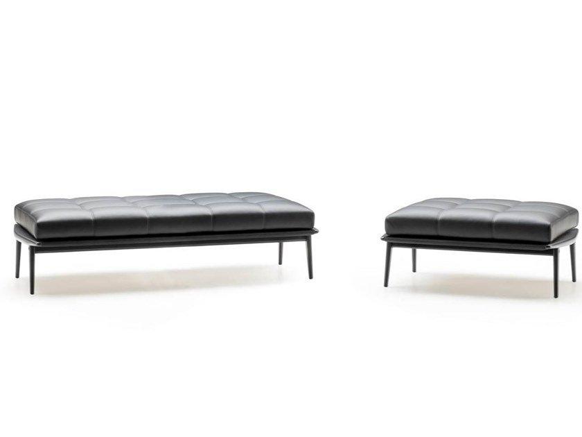 FYNN Upholstered leather bench