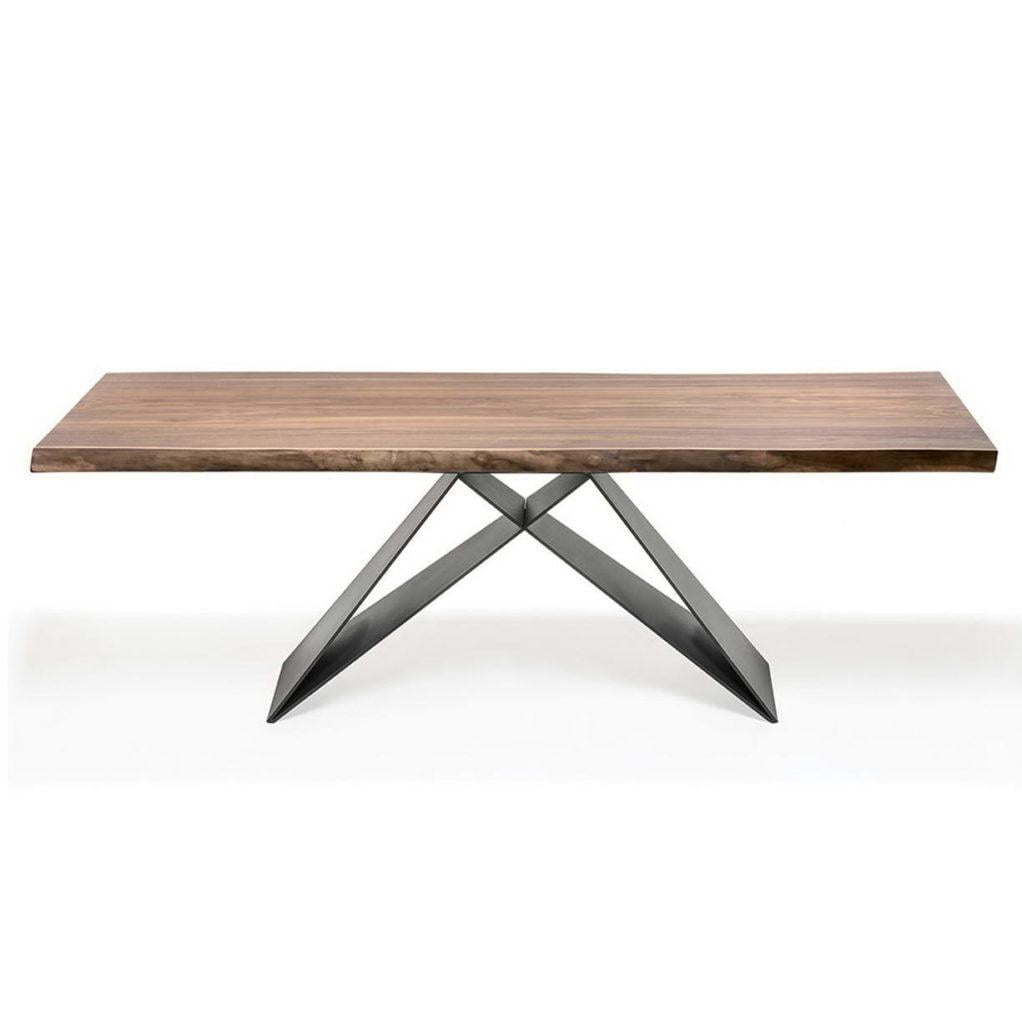 PREMIER WOOD Rectangular metal table