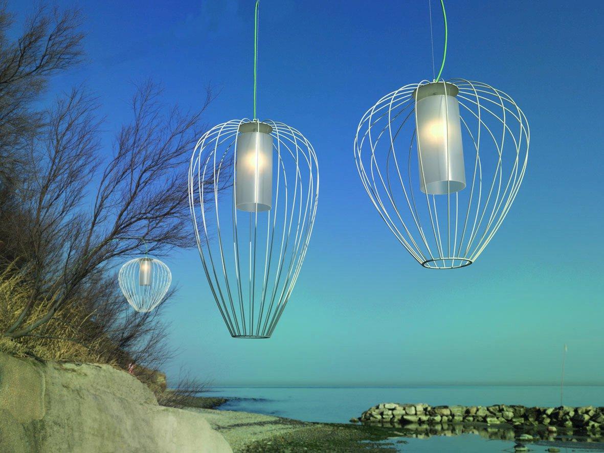 CELL Metal outdoor pendant lamp