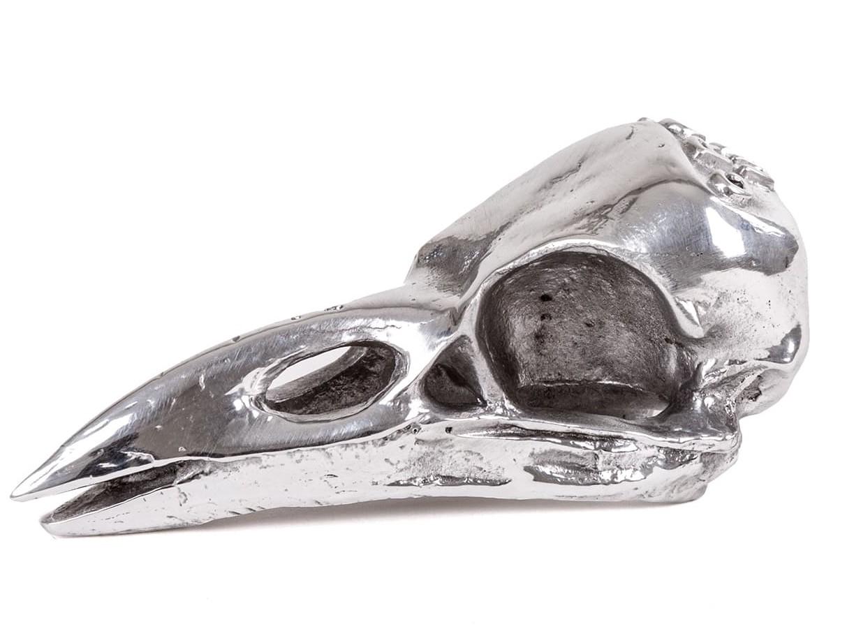 BIRD SKULL Aluminium decorative object