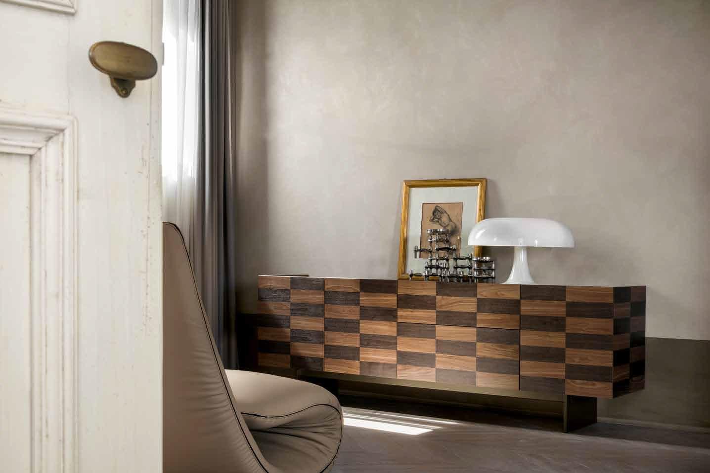 COLOSSEO Wood veneer sideboard