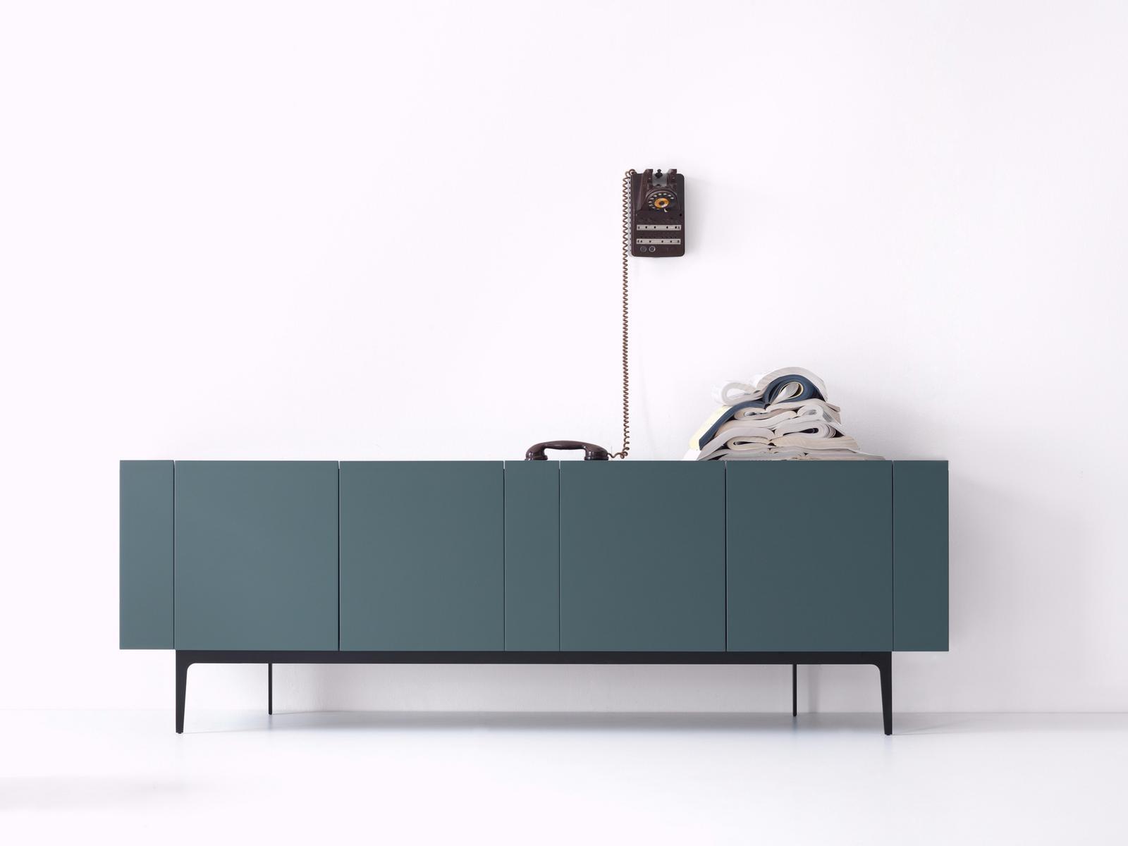 RAINBOW Wooden sideboard with doors