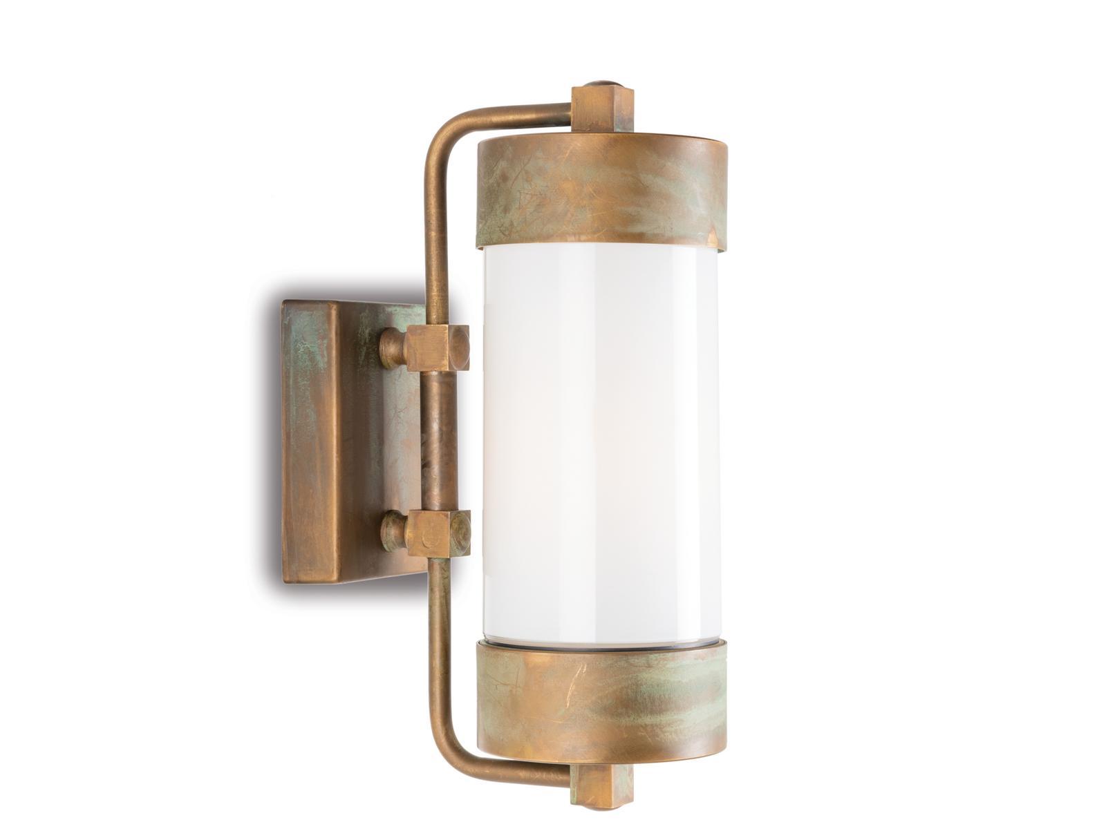 SILINDAR Brass wall lamp with double support