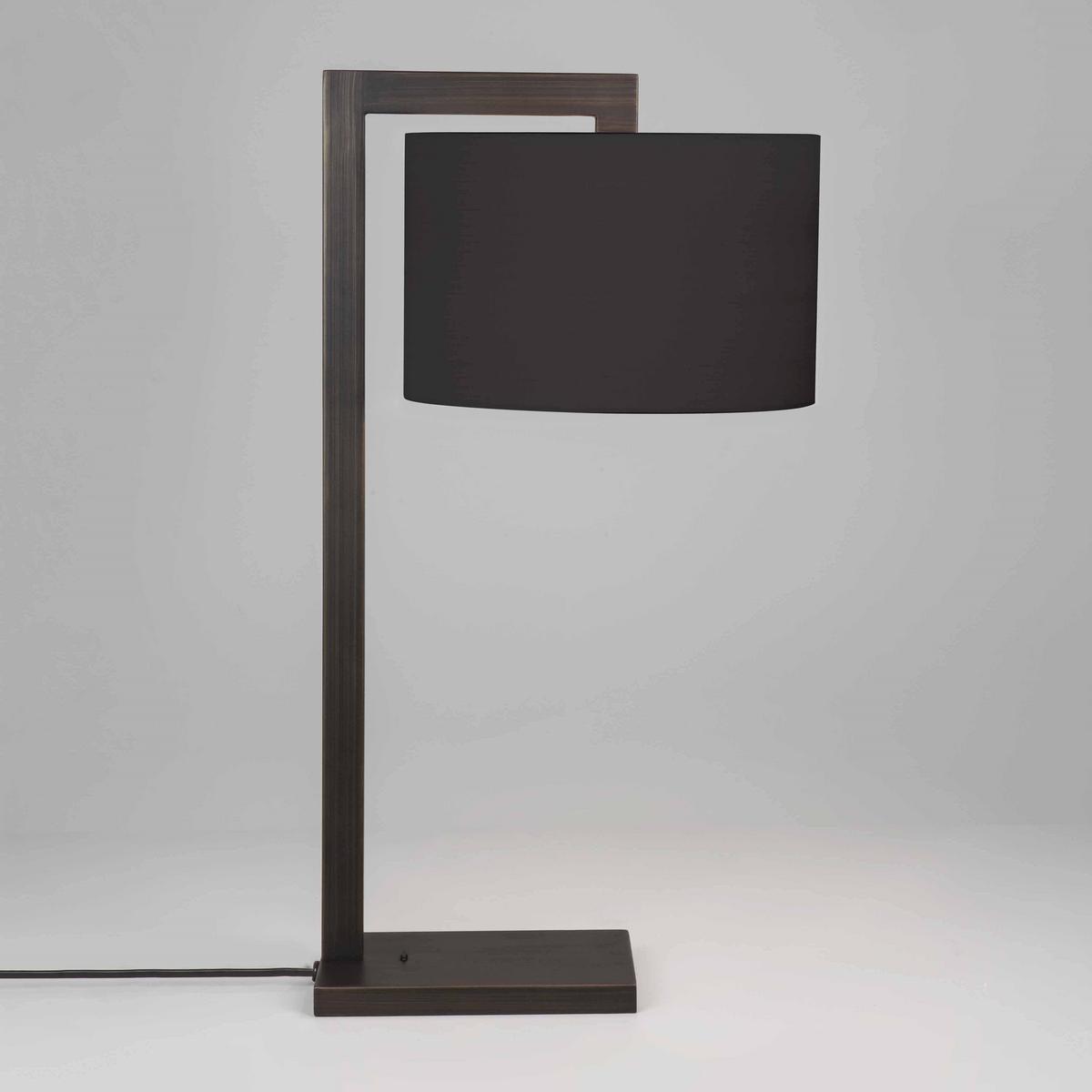 RAVELLO Table lamp in steel and fabric