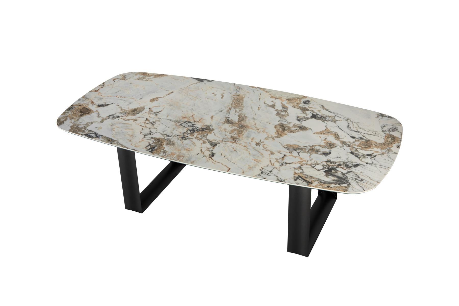 CUBE Rectangular porcelain stoneware table