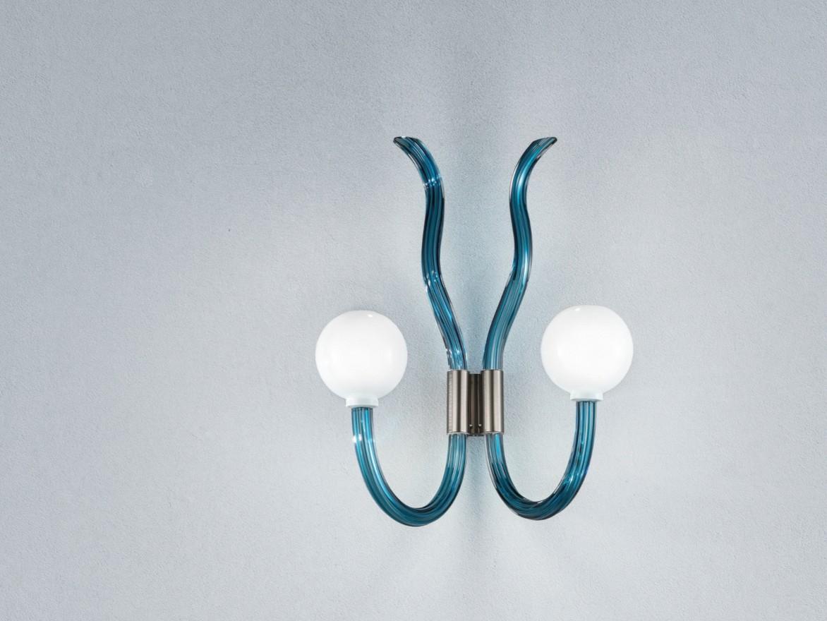 MODÀ Murano glass wall lamp