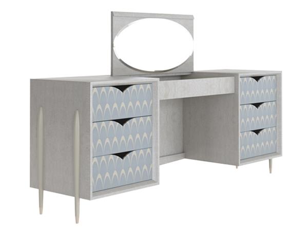 PEACOCK Wood veneer dressing table