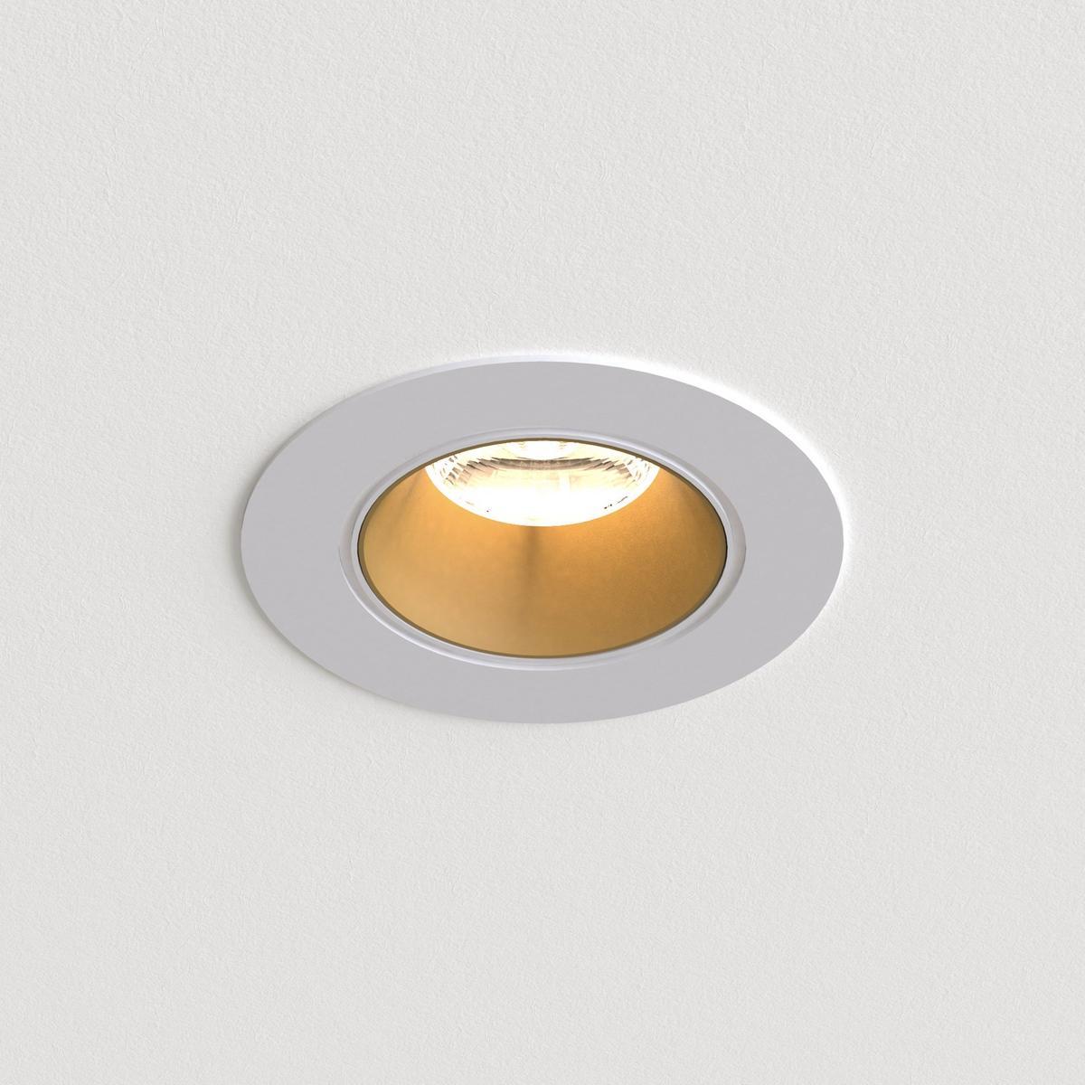 PROFORM FT ROUND LED semi-inset round aluminium spotlight