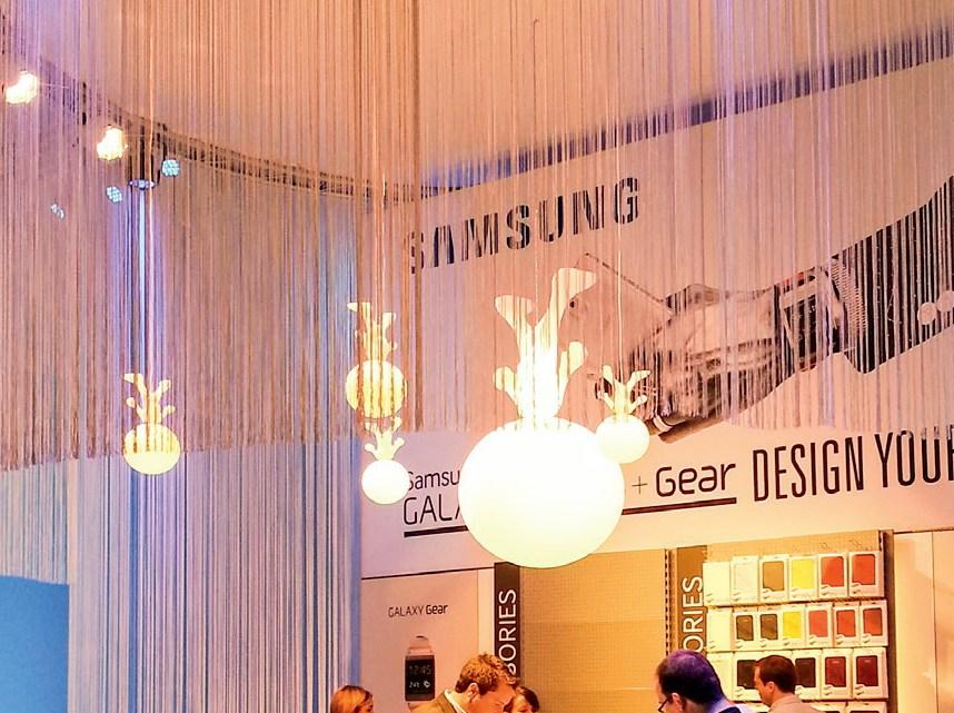 SPACEWALKER RGB polyethylene pendant lamp