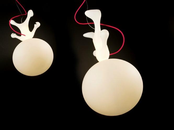 SPACEWALKER RGB polyethylene pendant lamp