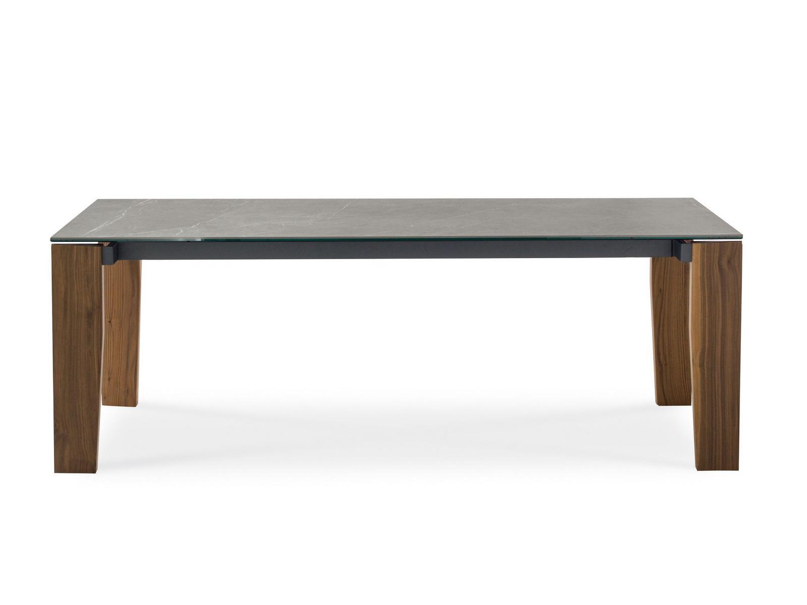 TRULY Extending rectangular ceramic table