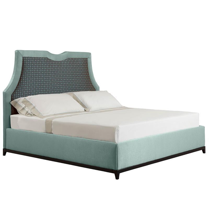 JOLO Lacquered bed with high headboard