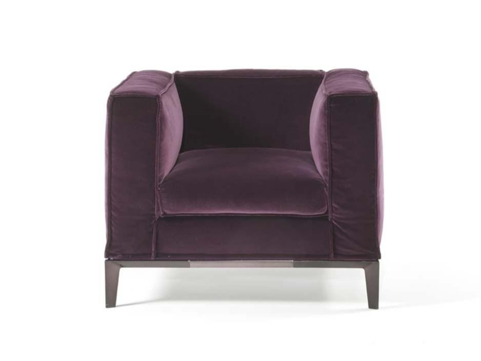 TAYLOR JUNIOR Fabric armchair with armrests
