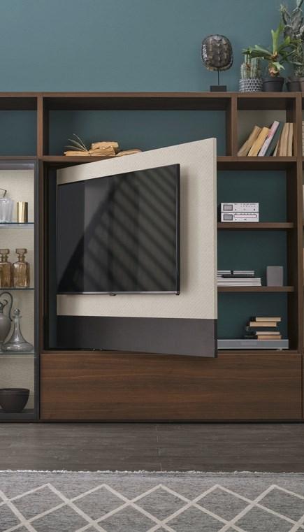 PIVOT Swivel TV cabinet