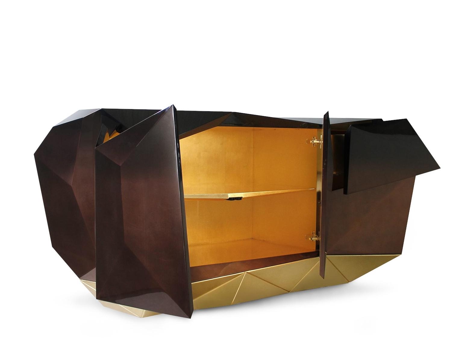 DIAMOND Wooden sideboard with doors