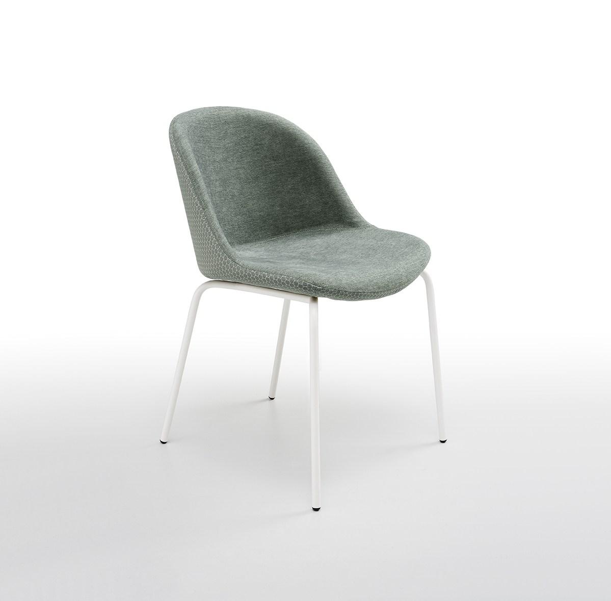 SONNY S-MT Upholstered metal restaurant chair