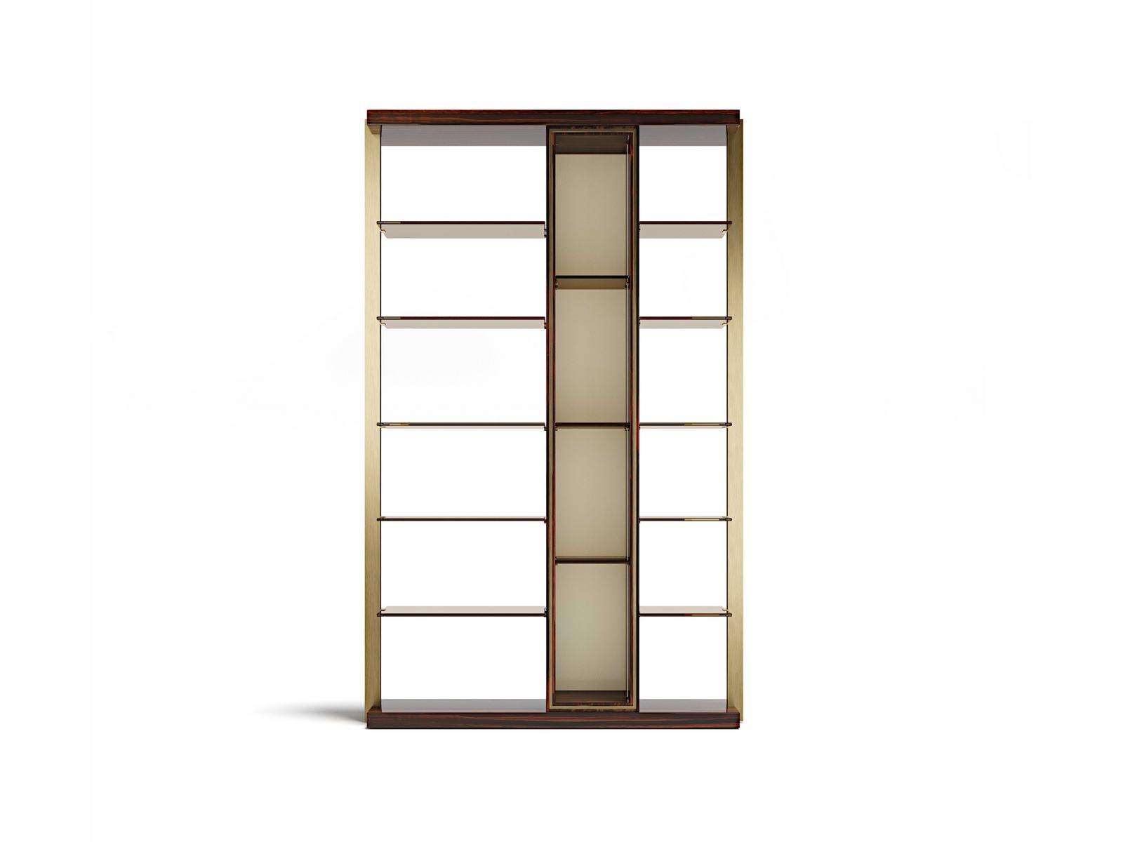 BIBLO Open wall-mounted wooden bookcase