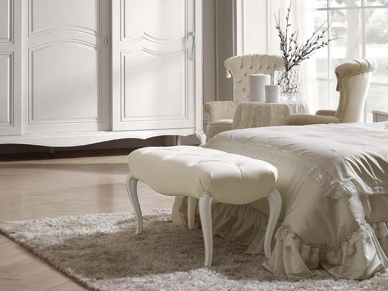 MARGHERITA Tufted upholstered bench