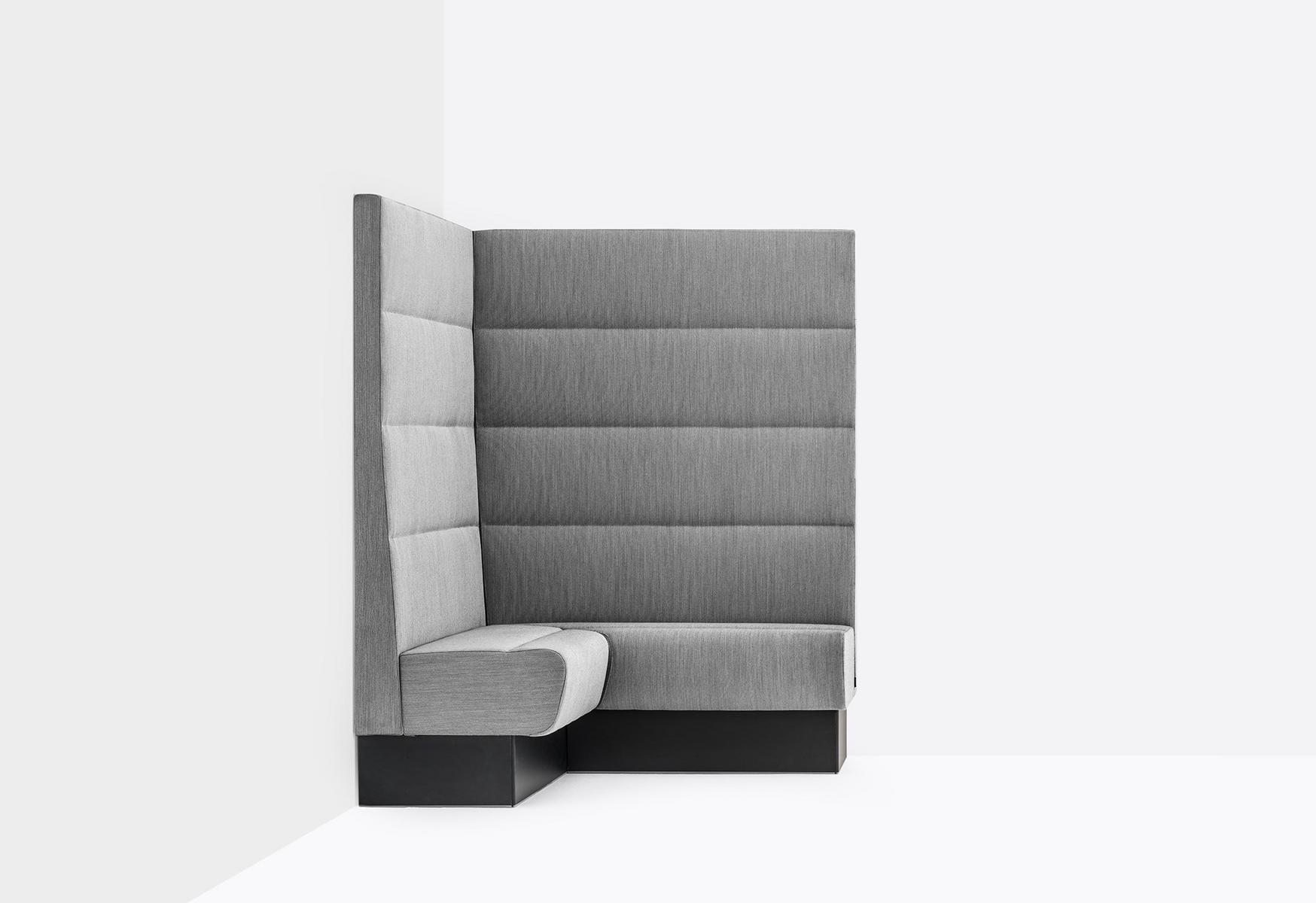 MODUS MDA Corner modular high-back fabric sofa