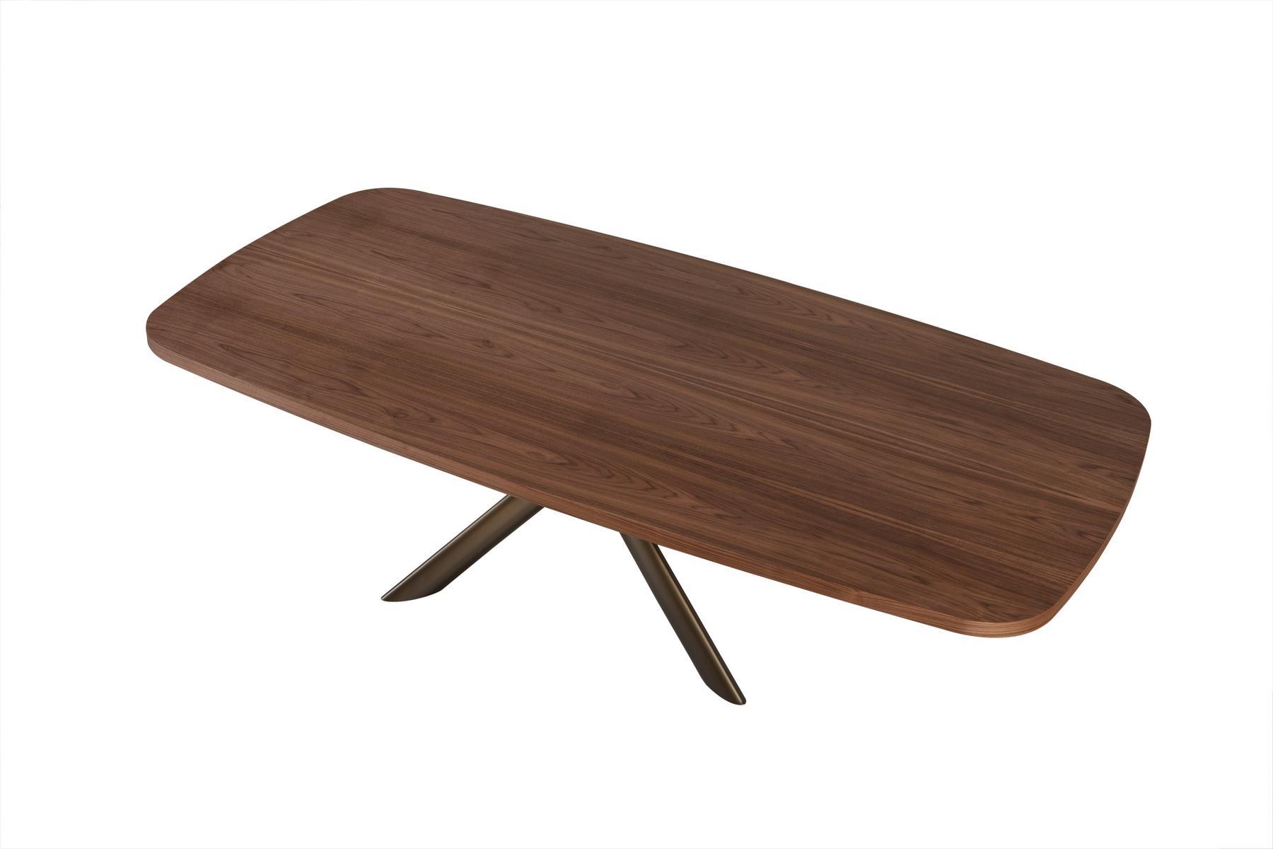 STYLE Rectangular walnut table