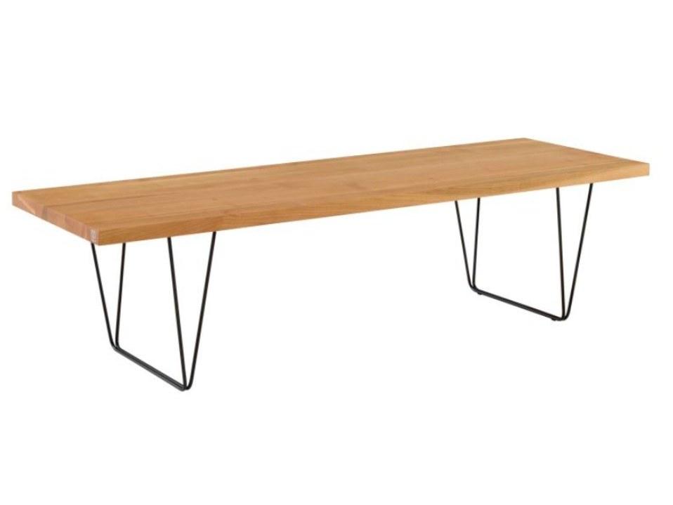 CM 191 Rectangular solid wood coffee table