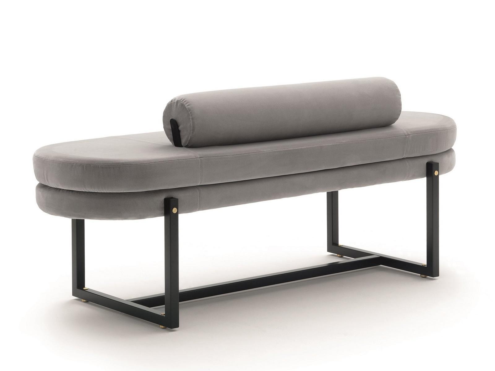 SIGMUND Upholstered fabric bench