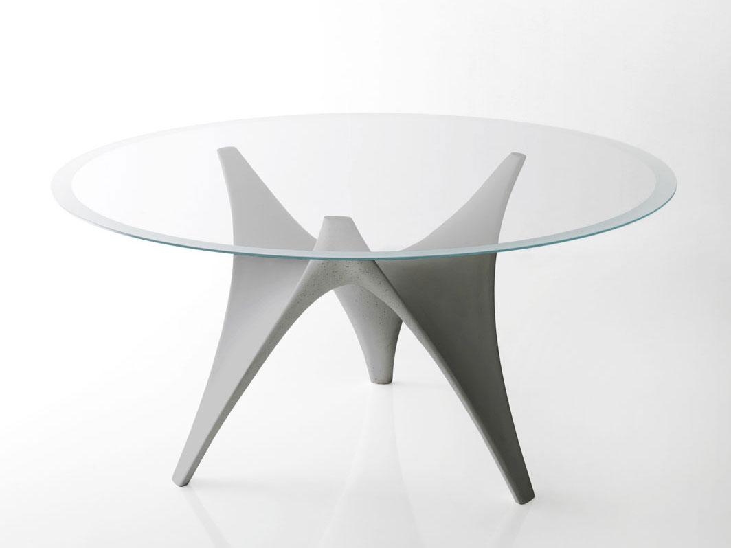 ARC Round glass table