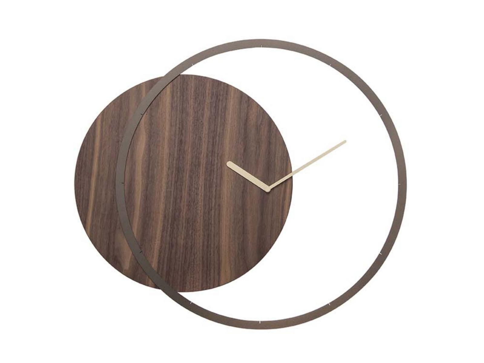 CIRCLE Wall-mounted wooden clock