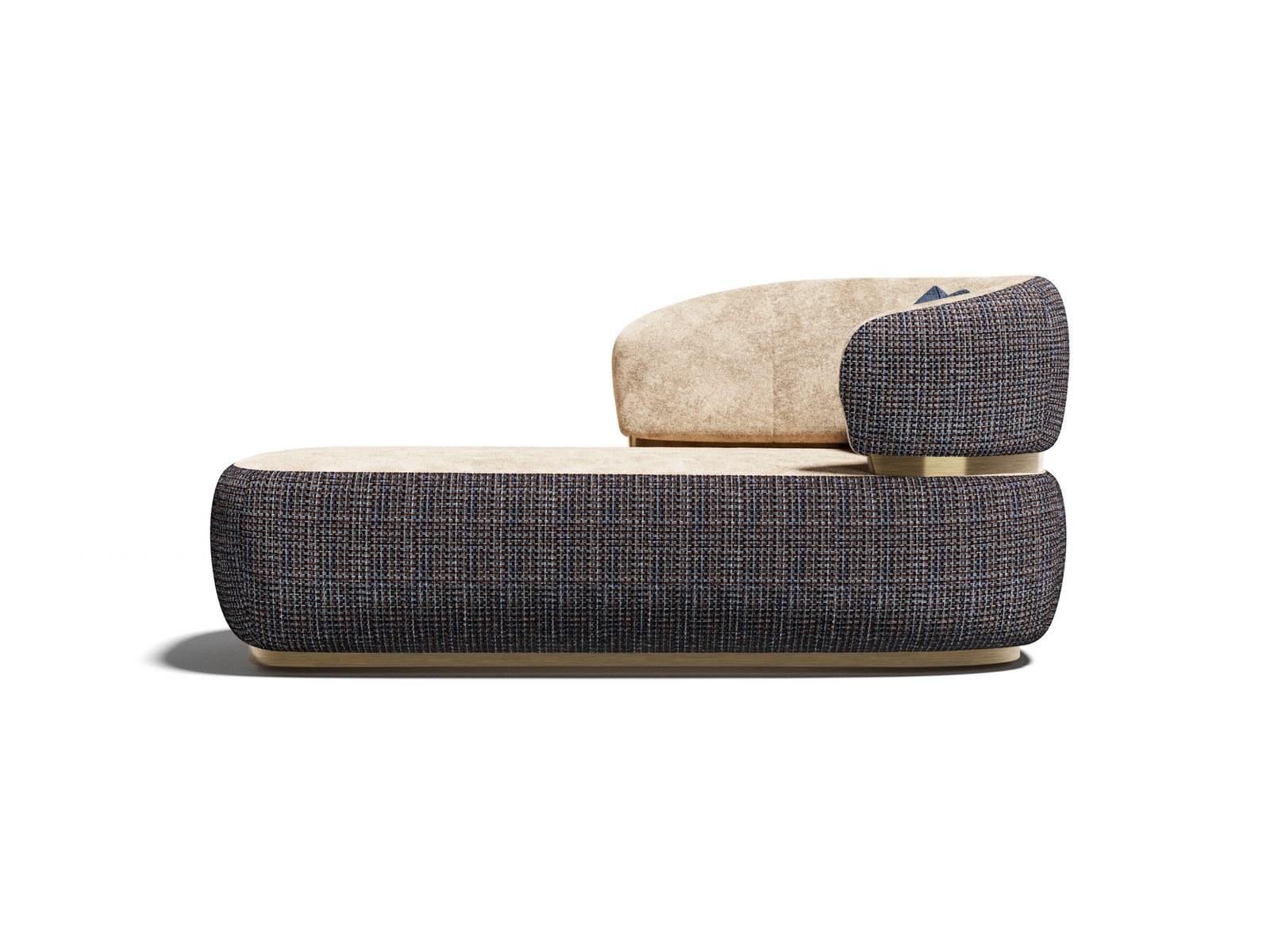 BON TON Upholstered fabric day bed