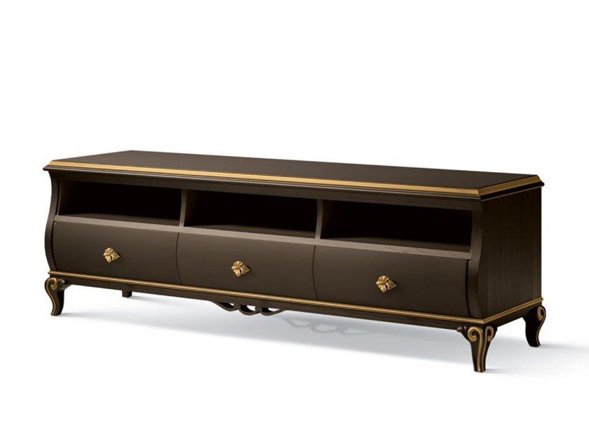 5027 Wooden TV cabinet with drawers and shelves