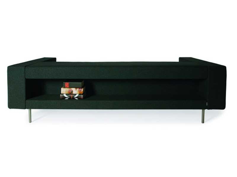 BOTTONI SHELF Sofa with integrated magazine rack
