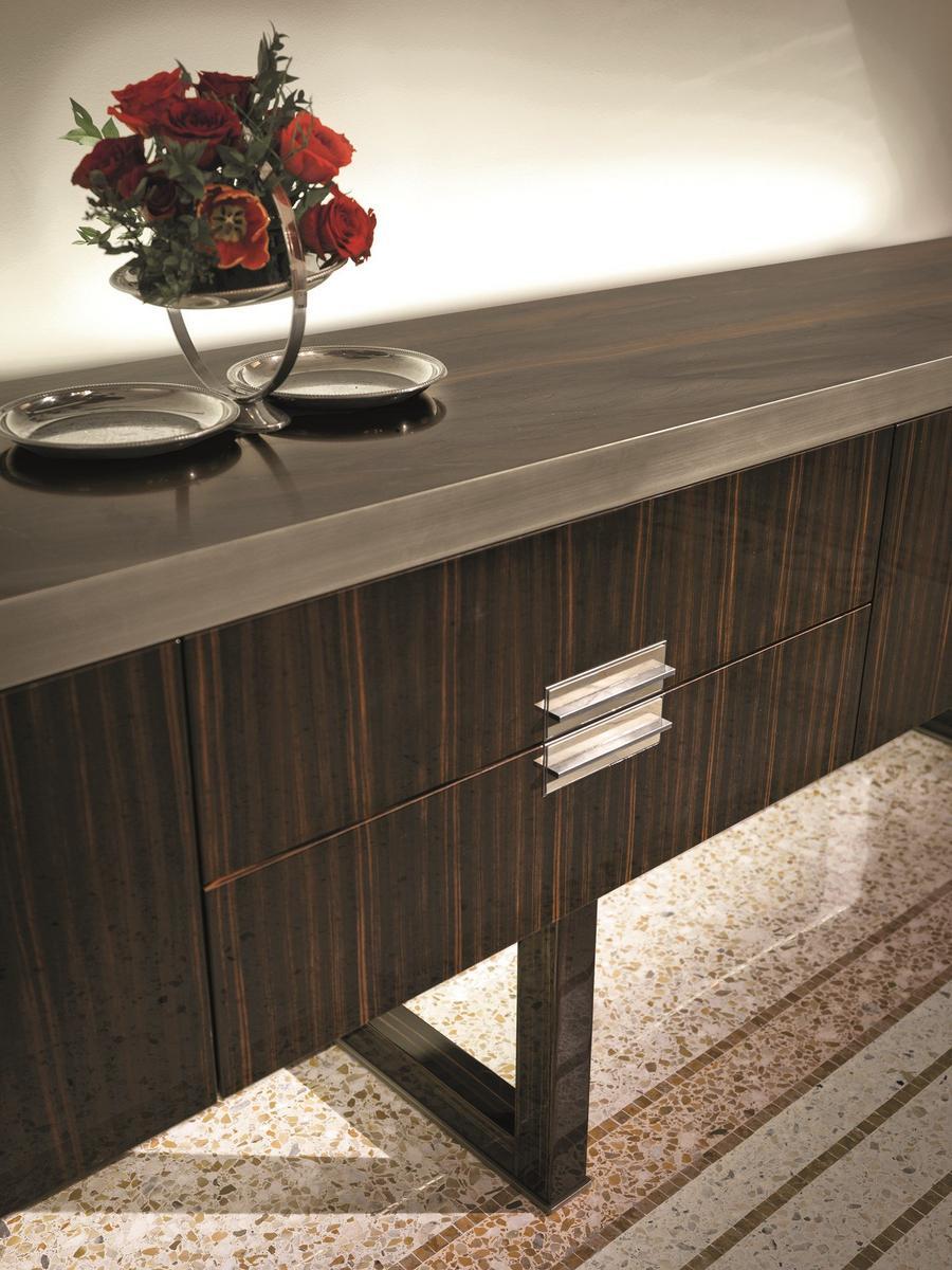ARMAND Modular metal sideboard with doors