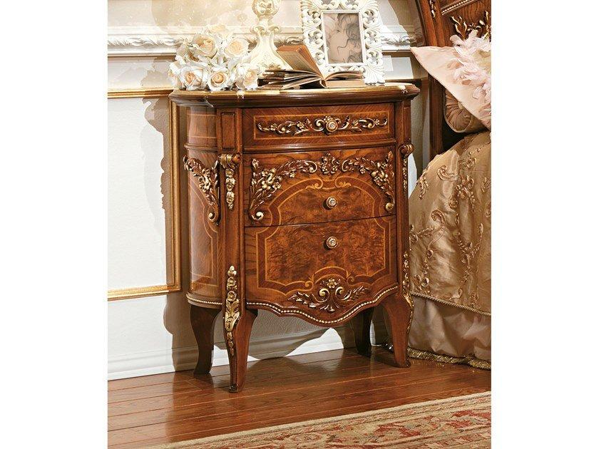 REGGENZA LUXURY Rectangular bedside table with drawers