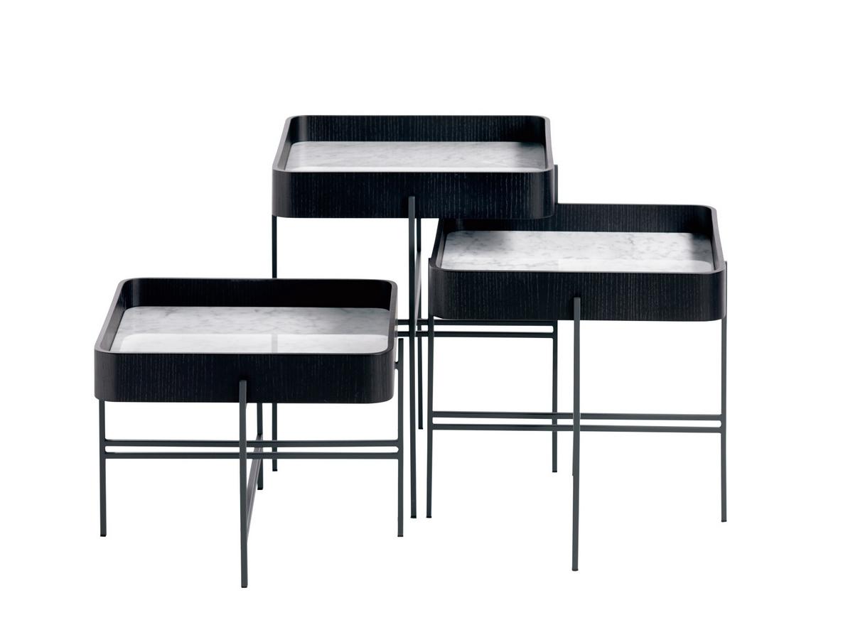 TRAY Square coffee table with tray