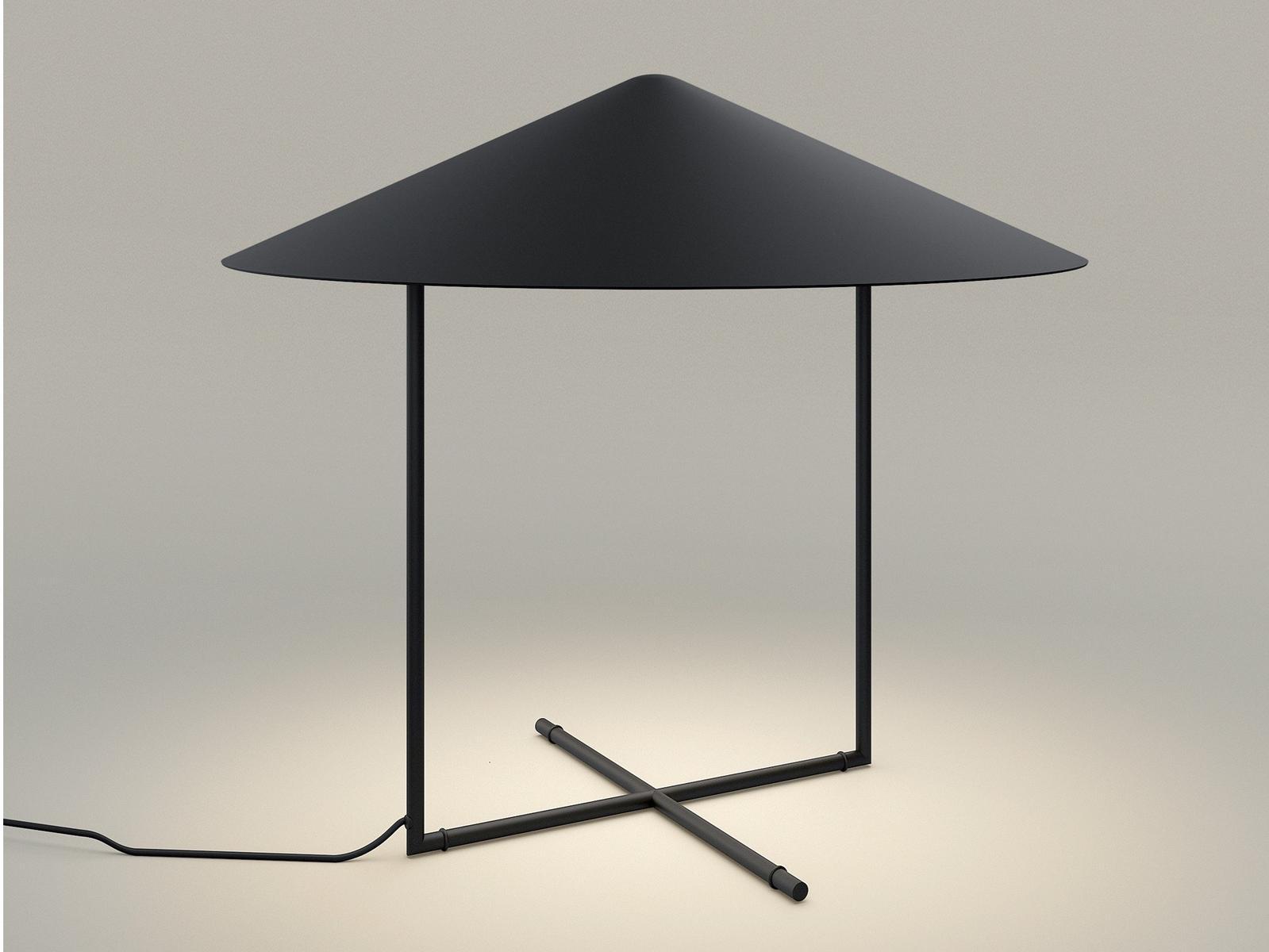 BIG LED steel table lamp