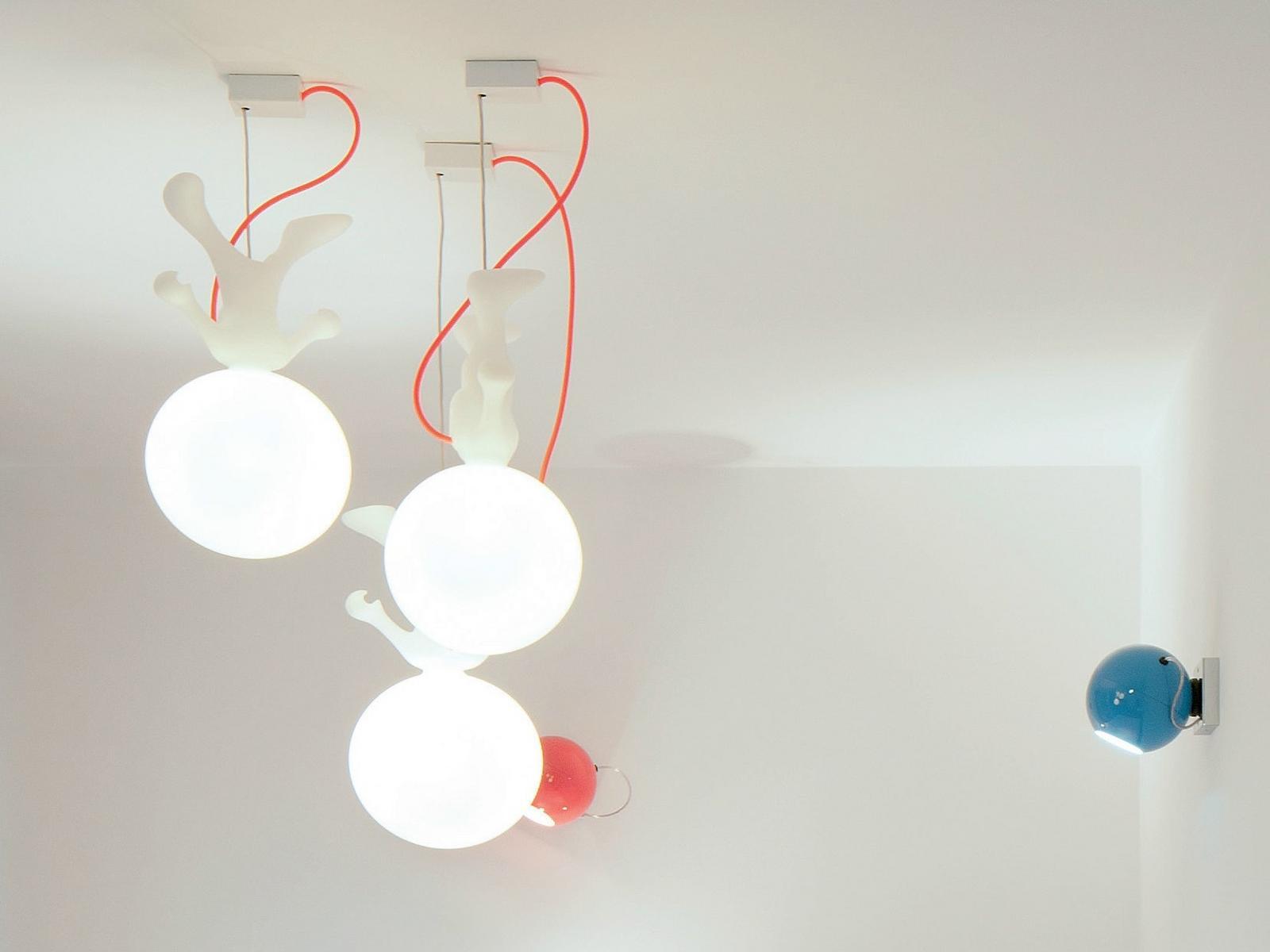 SPACEWALKER RGB polyethylene pendant lamp
