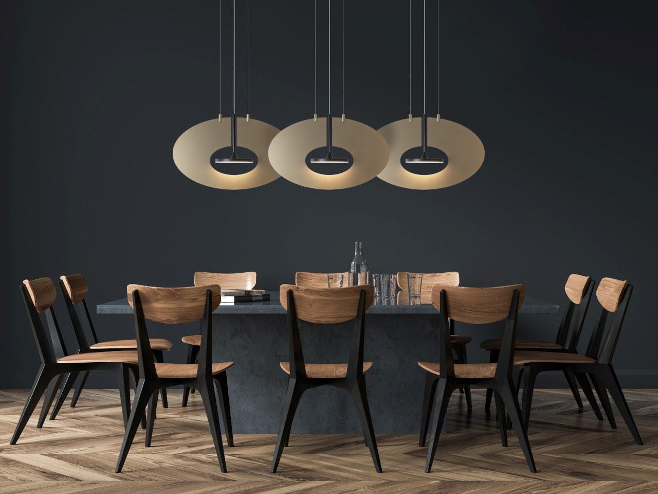 EYE IN THE SKY H3 STANDARD LED direct light Anodized aluminium pendant lamp