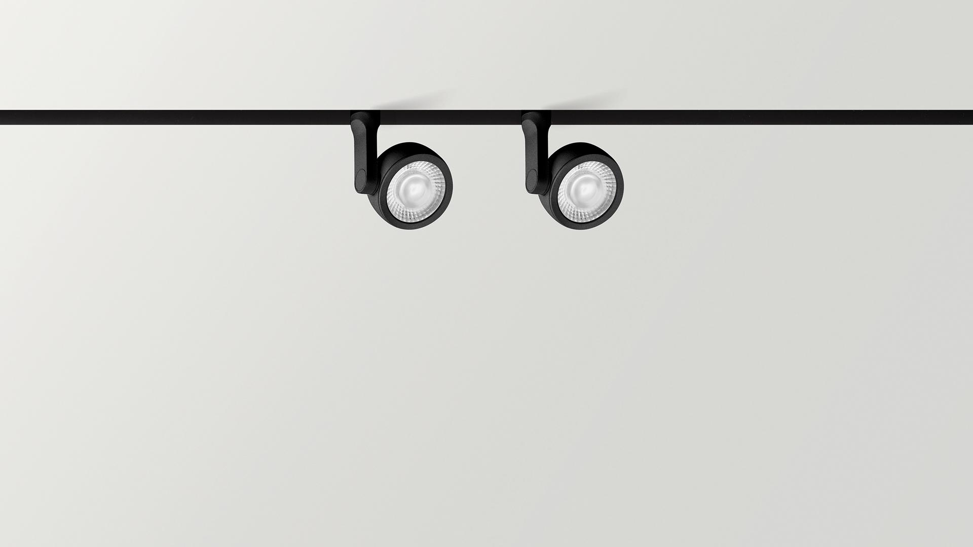 SIX XS 48V DOUBLE LED aluminium track-Light