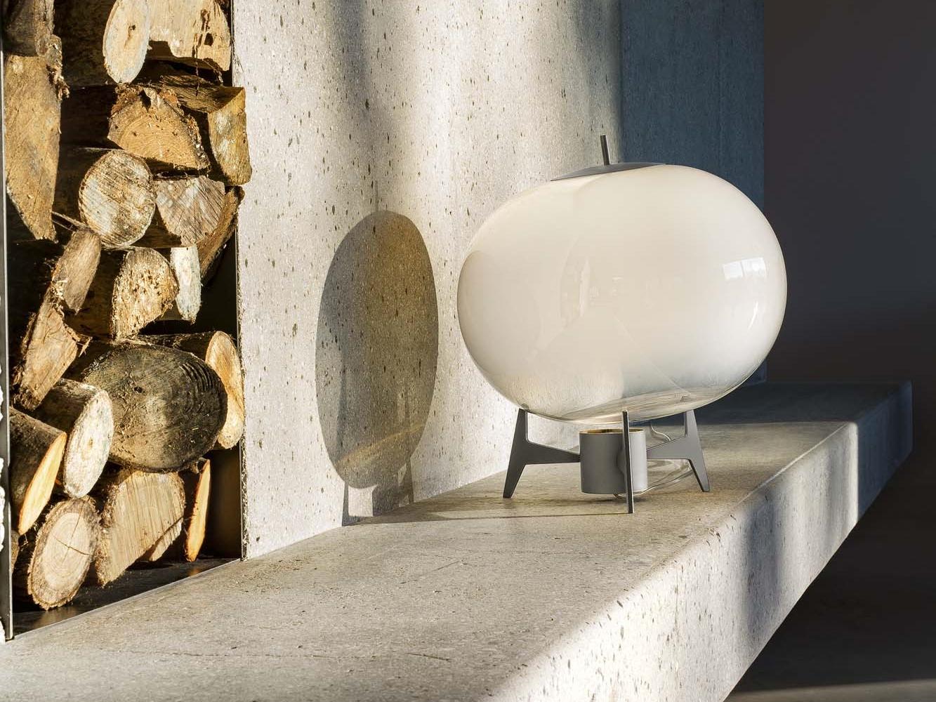 ANTARTIC LED blown glass table lamp