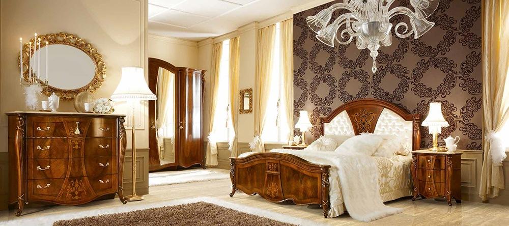 PRINCIPESSA Solid wood bedroom set in a classic style