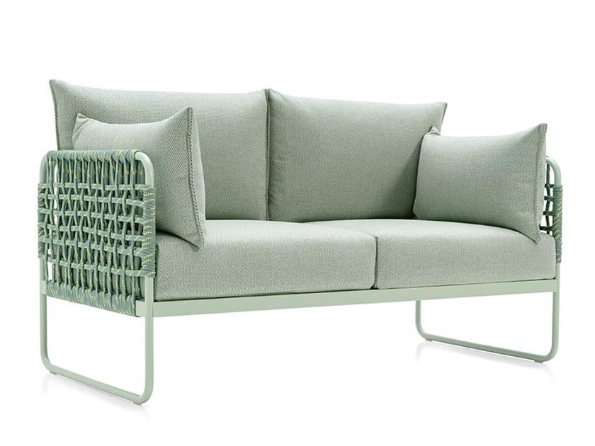 YO! 2 seater upholstered garden sofa