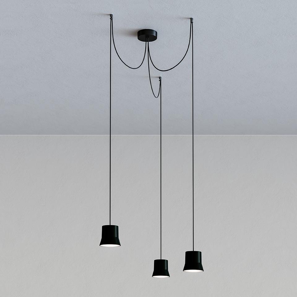 GIÒ LIGHT CLUSTER LED direct light aluminium pendant lamp